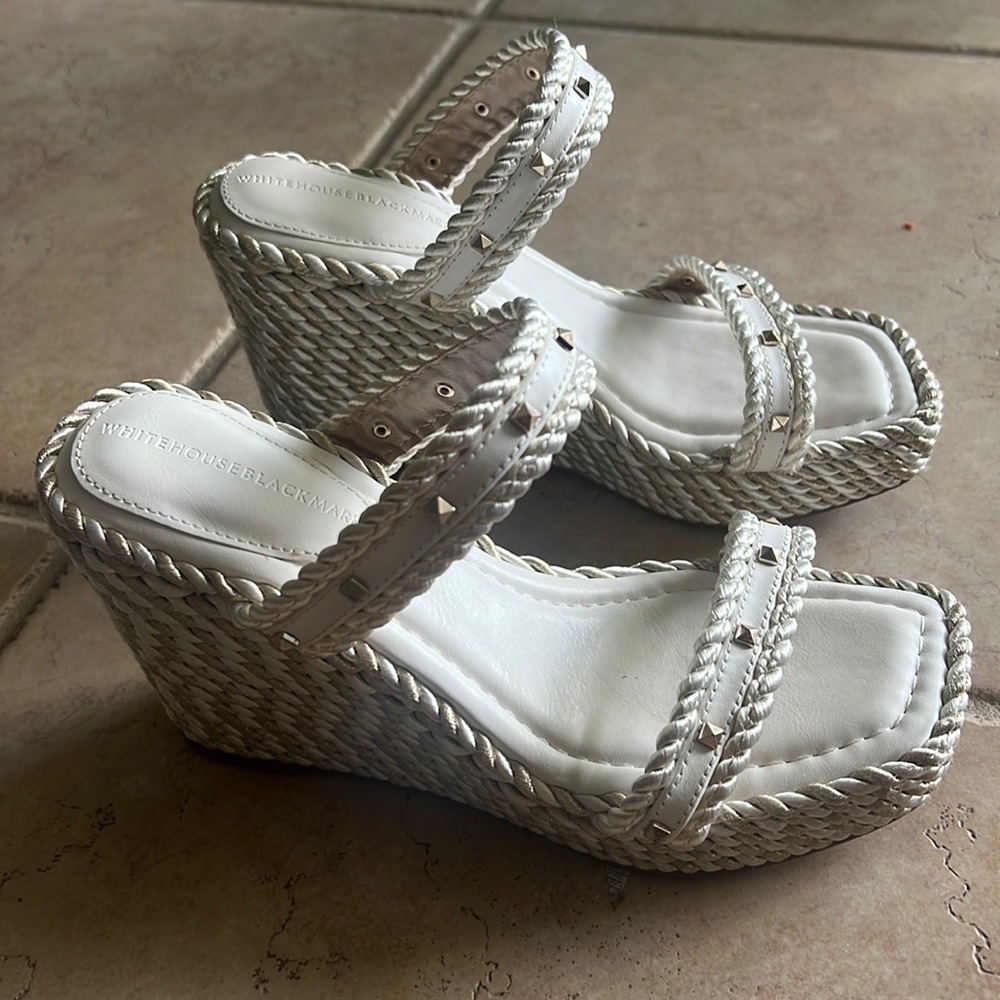 White house black market platform sandals